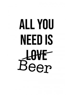ALL YOU NEED BEER